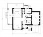 Проект двухэтажного дома с большой террасой Rg4808 План2